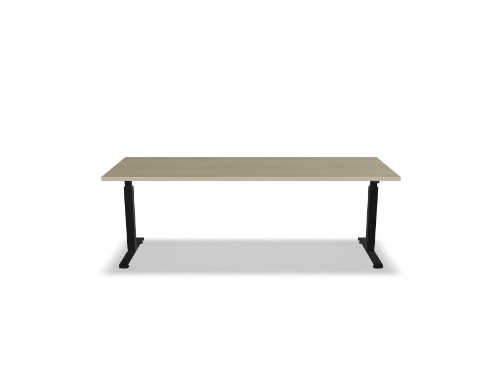 Ogi Drive BOD607 - Schreibtisch elektrisch höhenverstellbar, zweimotoriges Gestell in Honigeiche präsentiert im Onlineshop von KAQTU Design AG. Schreibtisch ist von Mdd