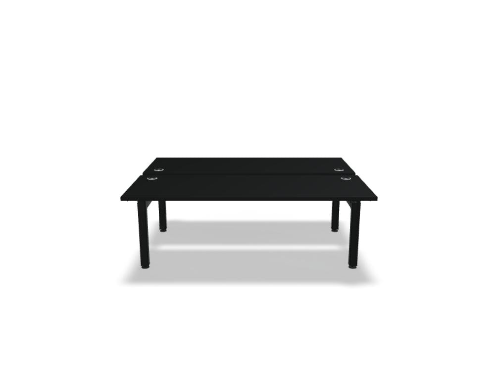 Ogi Drive Bench BOD678 - Doppelschreibtisch mit elektrischer Höhenverstellung, zweimotoriges Gestell in Honigeiche präsentiert im Onlineshop von KAQTU Design AG. Schreibtisch ist von Mdd