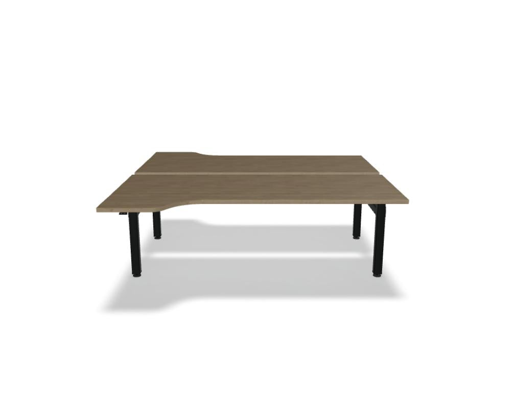 Ogi Drive Bench BODK520 - Doppelschreibtisch mit elektrischer Höhenverstellung, zweimotoriges Gestell in Honigeiche präsentiert im Onlineshop von KAQTU Design AG. Schreibtisch ist von Mdd