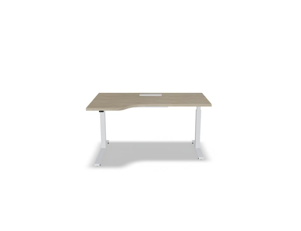 Ogi Drive BODK547 - Schreibtisch elektrisch höhenverstellbar, zweimotoriges Gestell in Honigeiche präsentiert im Onlineshop von KAQTU Design AG. Schreibtisch ist von Mdd