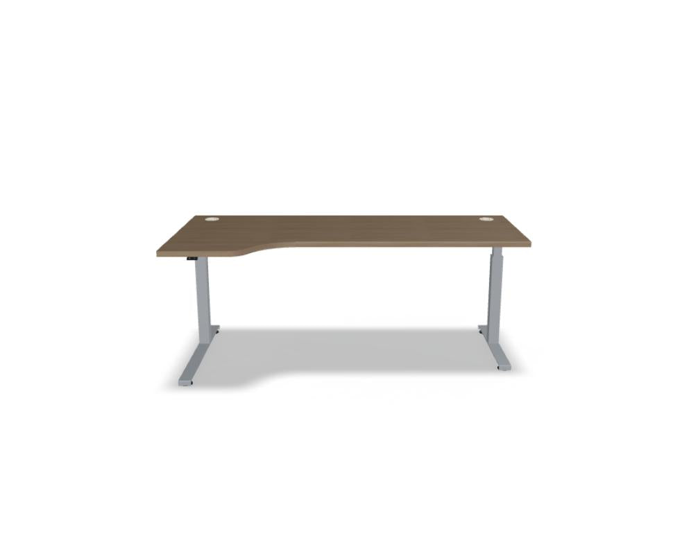 Ogi Drive BODK587 - Schreibtisch elektrisch höhenverstellbar, zweimotoriges Gestell in Honigeiche präsentiert im Onlineshop von KAQTU Design AG. Schreibtisch ist von Mdd