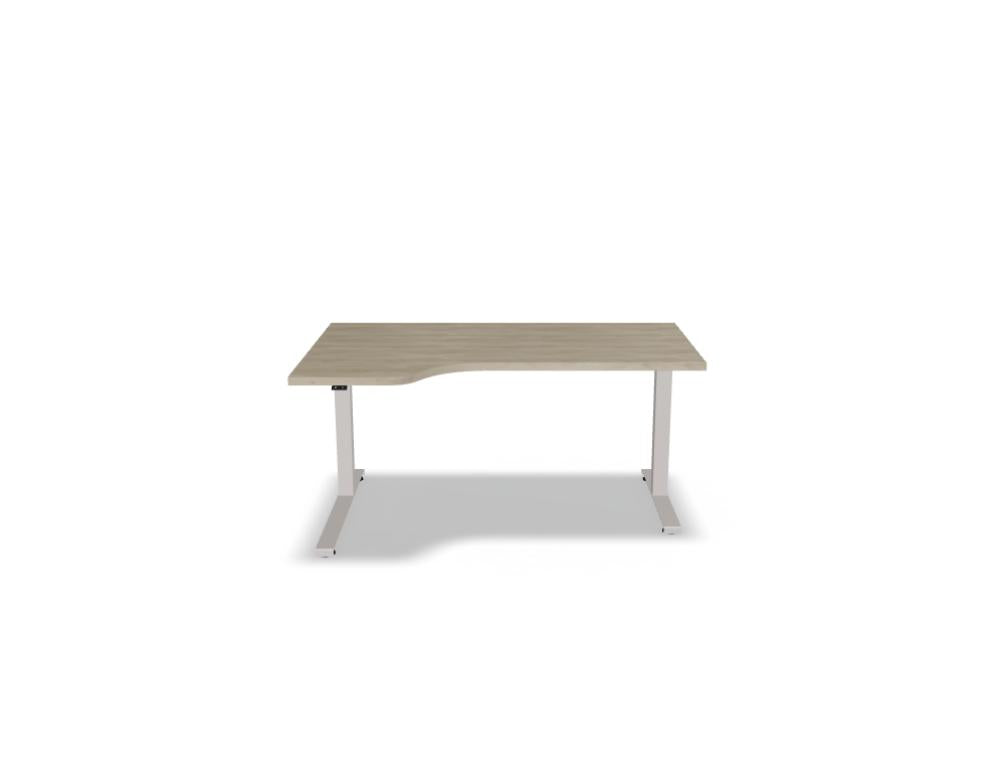 Ogi Drive BODK647 - Schreibtisch elektrisch höhenverstellbar, zweimotoriges Gestell in Honigeiche präsentiert im Onlineshop von KAQTU Design AG. Schreibtisch ist von Mdd