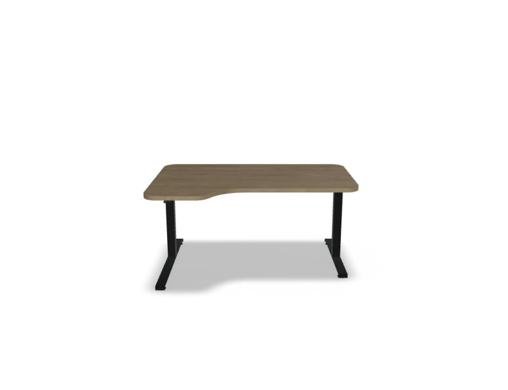 Ogi Drive BODKZ64 - Schreibtisch elektrisch höhenverstellbar, zweimotoriges Gestell in Honigeiche präsentiert im Onlineshop von KAQTU Design AG. Schreibtisch ist von Mdd