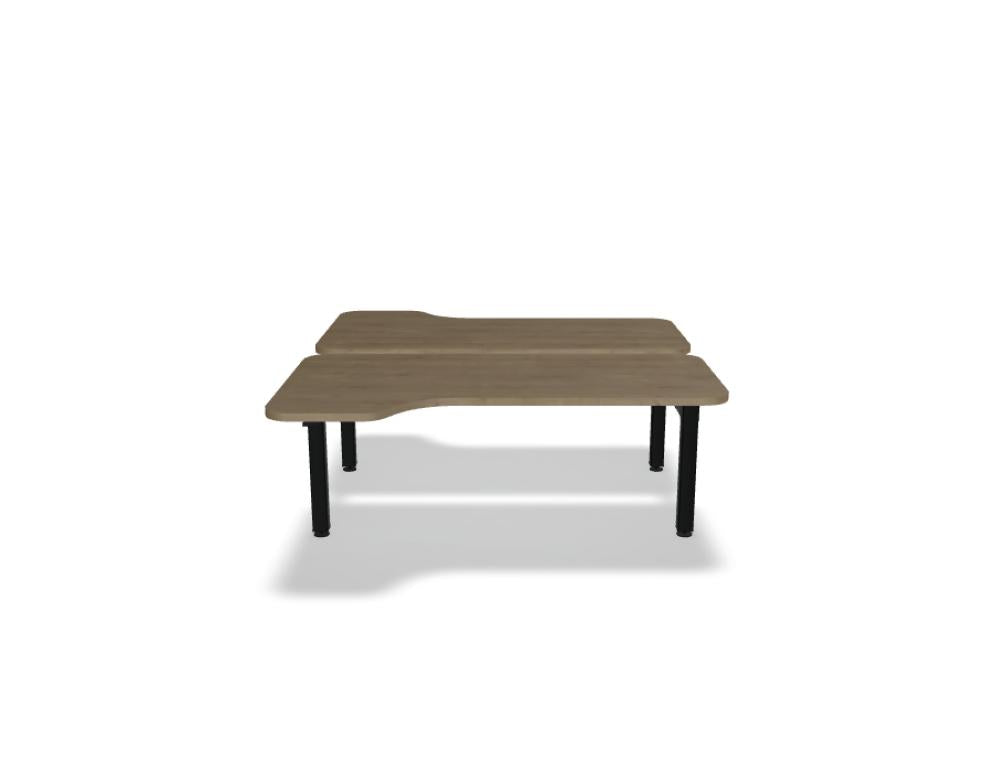 Ogi Drive Bench BODKZ676 - Doppelschreibtisch mit elektrischer Höhenverstellung, zweimotoriges Gestell in Honigeiche präsentiert im Onlineshop von KAQTU Design AG. Schreibtisch ist von Mdd