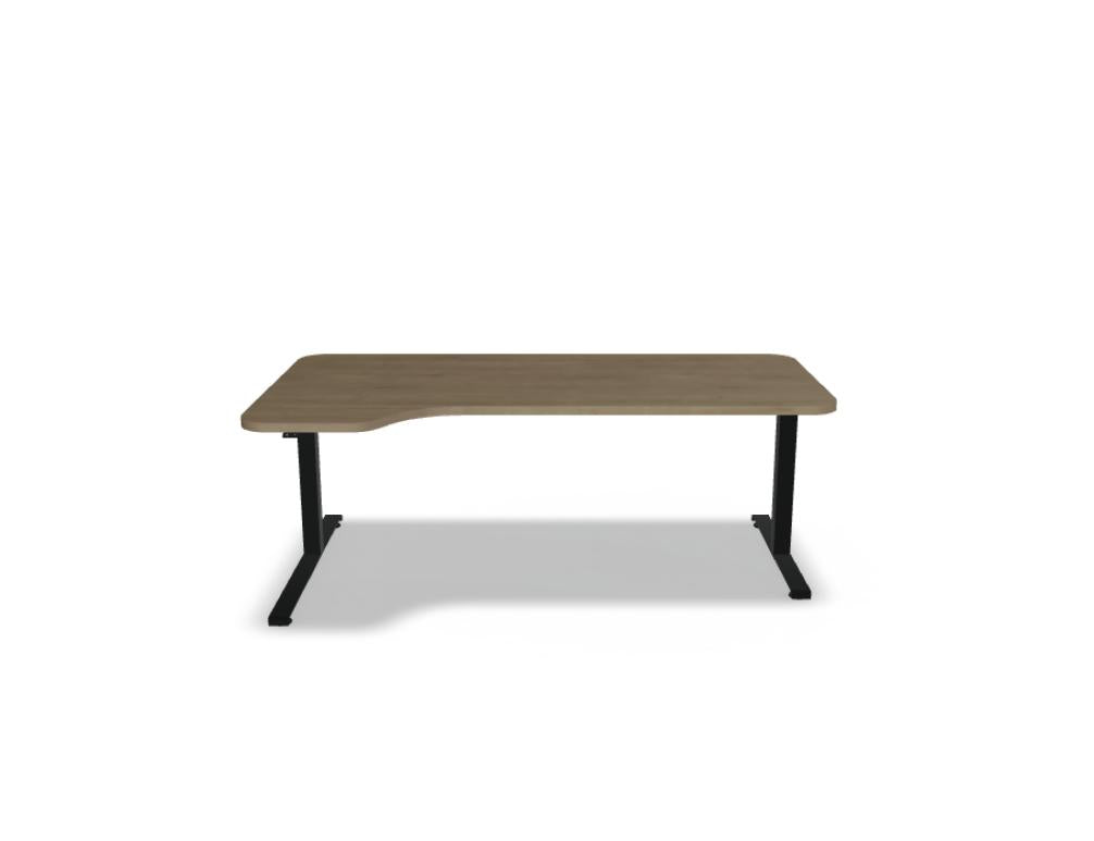 Ogi Drive BODKZ68 - Schreibtisch elektrisch höhenverstellbar, zweimotoriges Gestell in Honigeiche präsentiert im Onlineshop von KAQTU Design AG. Schreibtisch ist von Mdd