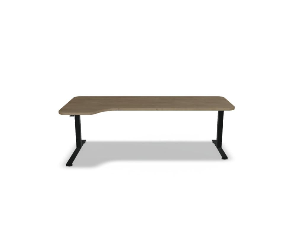 Ogi Drive BODKZ707 - Schreibtisch elektrisch höhenverstellbar, zweimotoriges Gestell in Honigeiche präsentiert im Onlineshop von KAQTU Design AG. Schreibtisch ist von Mdd