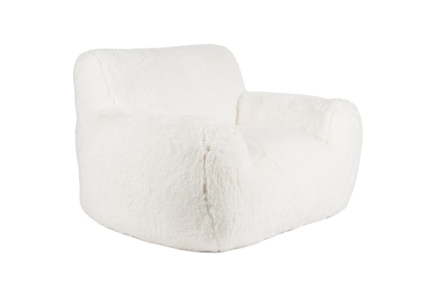 Lounge Stuhl Cuddle the Yeti in Offwhite präsentiert im Onlineshop von KAQTU Design AG. Sessel ist von Bold Monkey