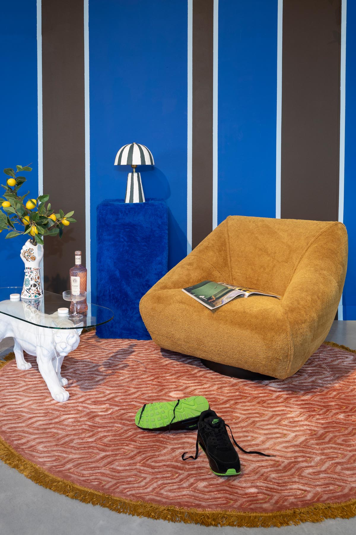 Sessel Jump Around in Gelb präsentiert im Onlineshop von KAQTU Design AG. Sessel ist von Bold Monkey