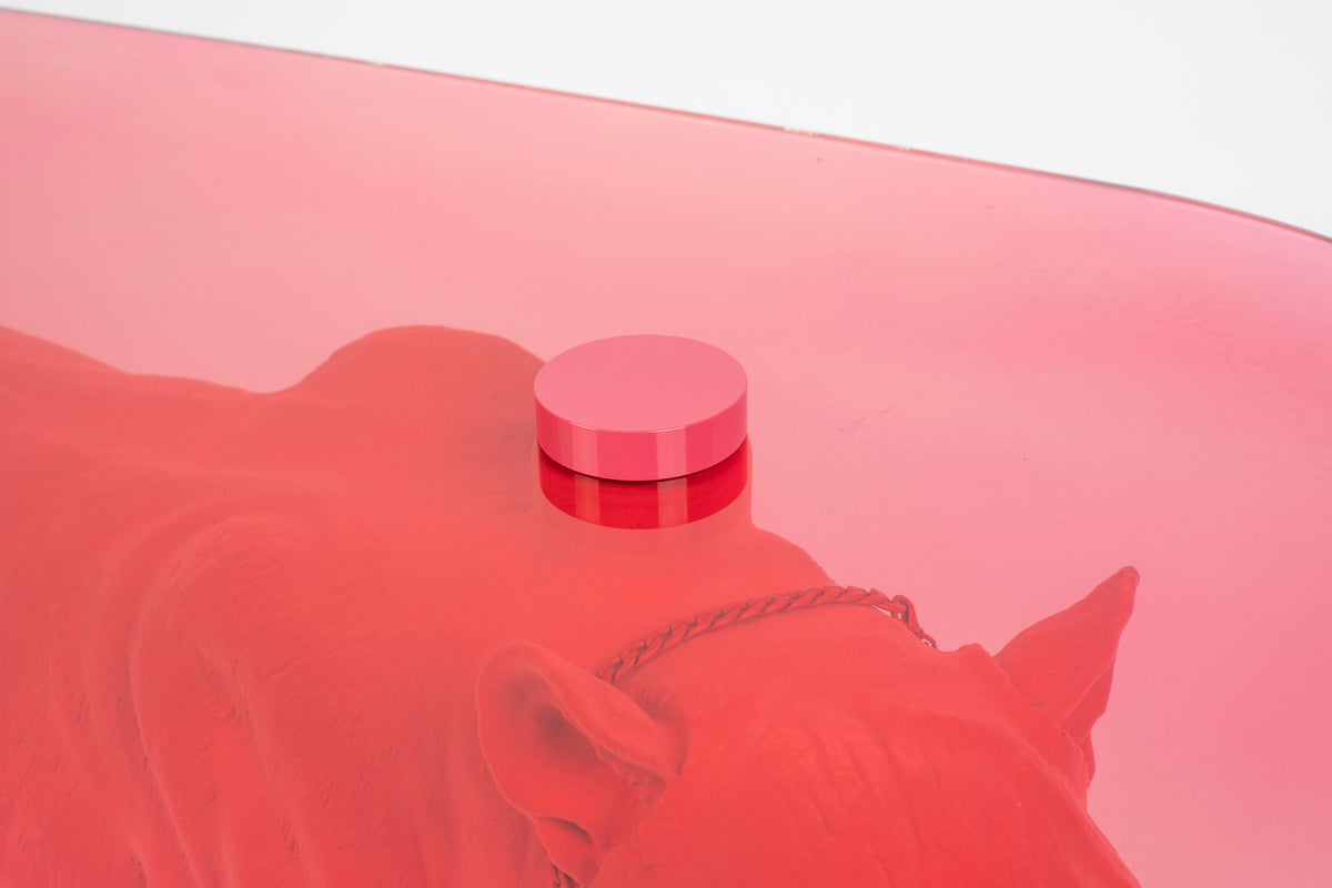 DOPE AS HELL Beistelltisch in Pink präsentiert im Onlineshop von KAQTU Design AG. Couchtisch ist von Bold Monkey