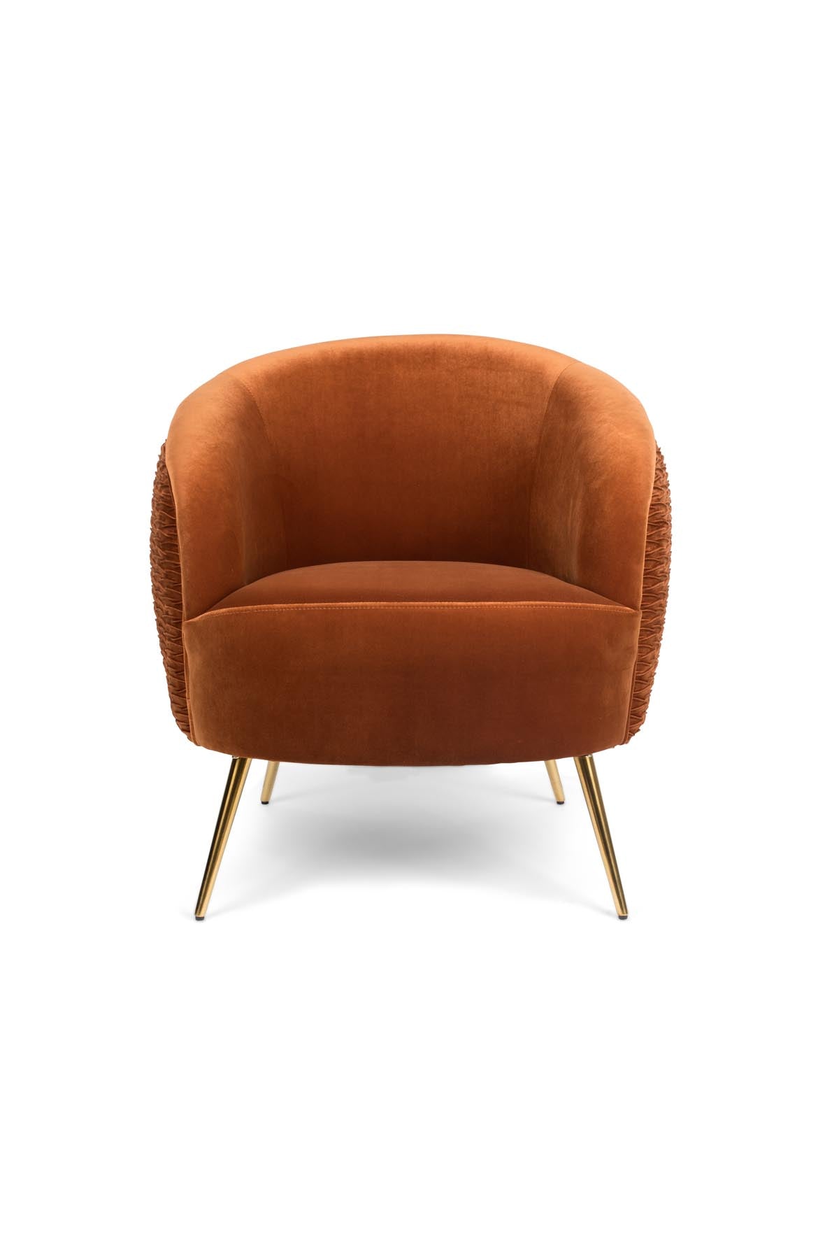 SO CURVY Loungesessel in orange präsentiert im Onlineshop von KAQTU Design AG. Sessel ist von Bold Monkey