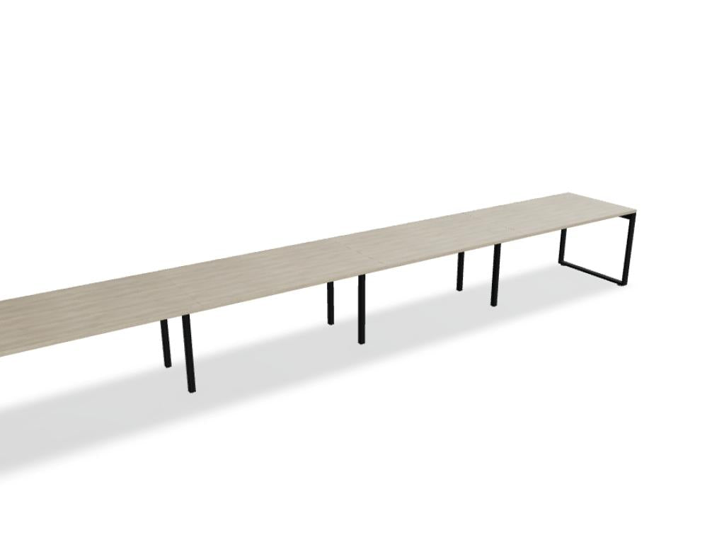 Ogi Q BOQ03E4 - Schreibtisch in Eiche Natur präsentiert im Onlineshop von KAQTU Design AG. Schreibtisch ist von Mdd