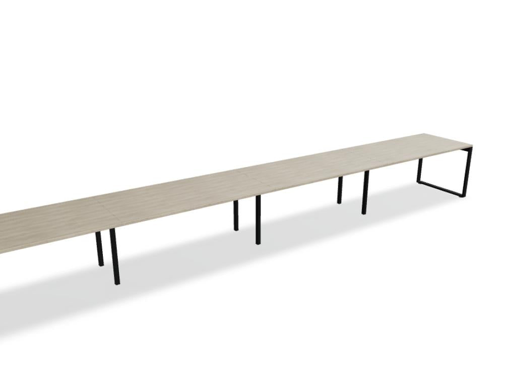 Ogi Q BOQ04E4 - Schreibtisch in Eiche Natur präsentiert im Onlineshop von KAQTU Design AG. Schreibtisch ist von Mdd