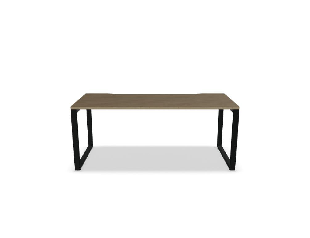 Ogi Q BOQ05 - Schreibtisch in Honigeiche präsentiert im Onlineshop von KAQTU Design AG. Schreibtisch ist von Mdd