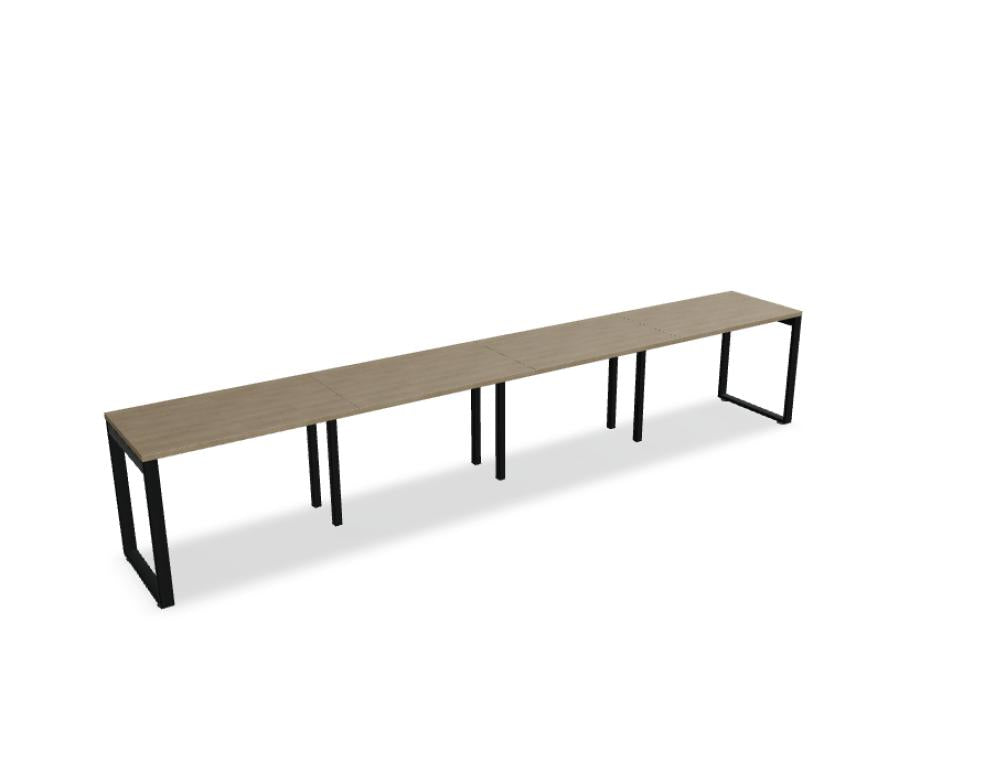 Ogi Q BOQ10E4 - Schreibtisch in Honigeiche präsentiert im Onlineshop von KAQTU Design AG. Schreibtisch ist von Mdd
