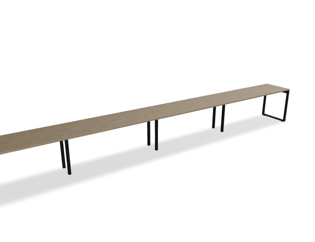 Ogi Q BOQ16E4 - Schreibtisch in Honigeiche präsentiert im Onlineshop von KAQTU Design AG. Schreibtisch ist von Mdd