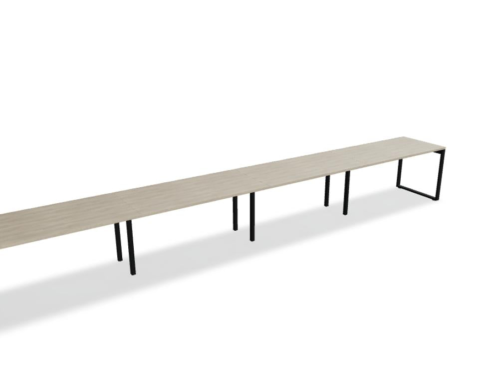 Ogi Q BOQ24E4 - Schreibtisch in Eiche Natur präsentiert im Onlineshop von KAQTU Design AG. Schreibtisch ist von Mdd