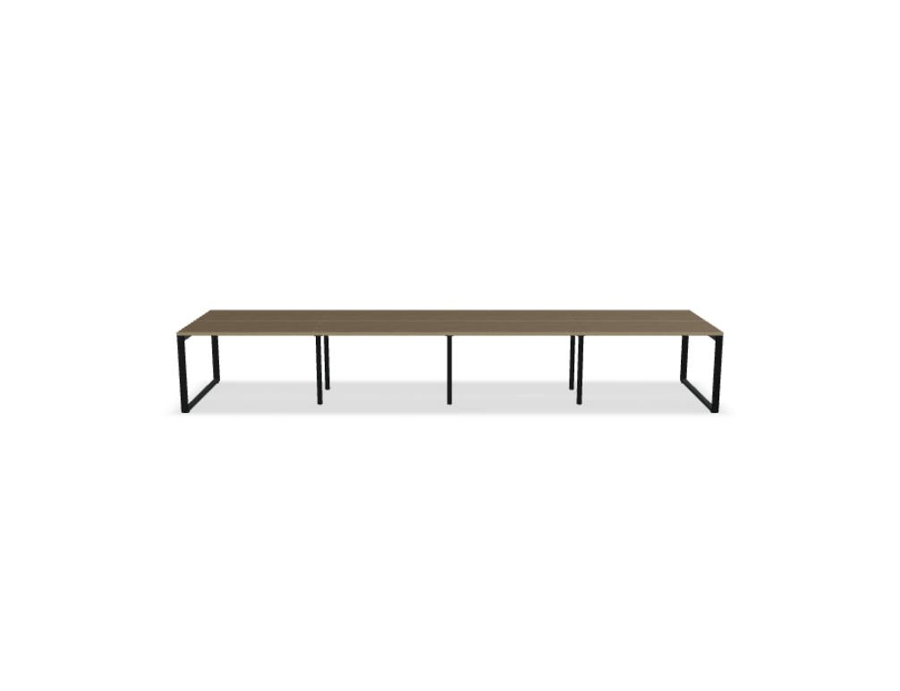 Ogi Q Bench BOQ52E4 - Doppelschreibtisch in Honigeiche präsentiert im Onlineshop von KAQTU Design AG. Schreibtisch ist von Mdd