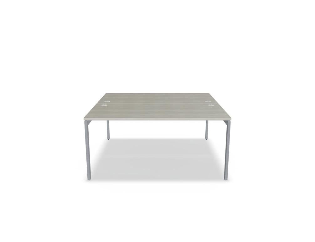 Ogi U Bench BOU34 - Doppelschreibtisch in Honigeiche präsentiert im Onlineshop von KAQTU Design AG. Schreibtisch ist von Mdd