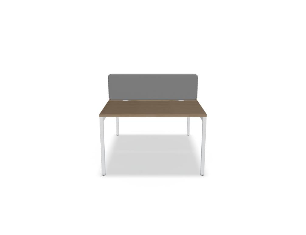 Ogi Y Bench BOY32 - Doppelschreibtisch in Honigeiche präsentiert im Onlineshop von KAQTU Design AG. Schreibtisch ist von Mdd