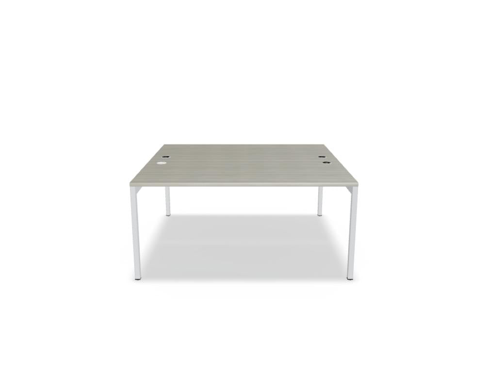 Ogi Y Bench BOY34 - Doppelschreibtisch in Honigeiche präsentiert im Onlineshop von KAQTU Design AG. Schreibtisch ist von Mdd