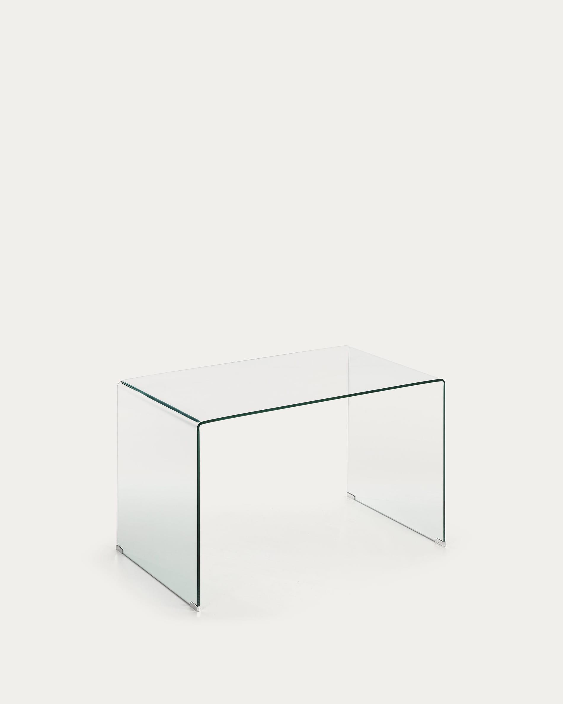 Der Burano Tisch: Eleganz in Glas, 125x70 cm, ideal für kleine Räume. Zeitloses Design, pflegeleicht und robust.