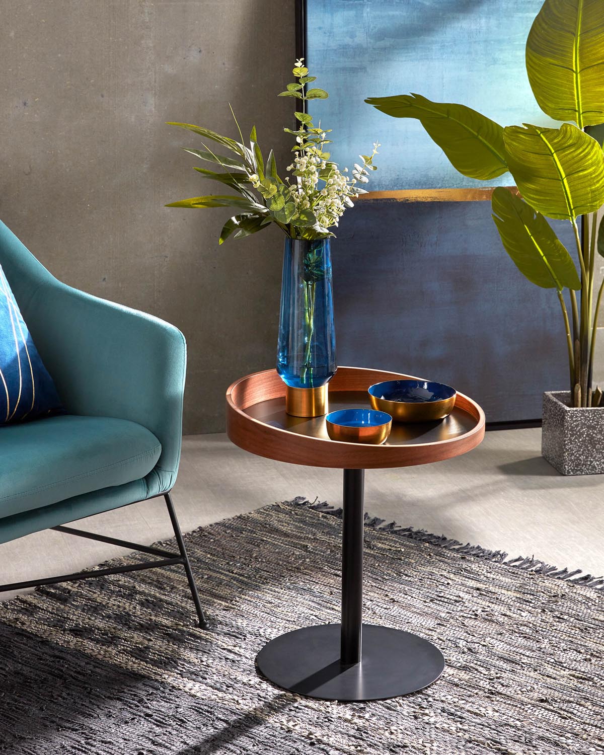 Moderner Kaori Beistelltisch 46 cm von Kave Home für stilvolle Räume.