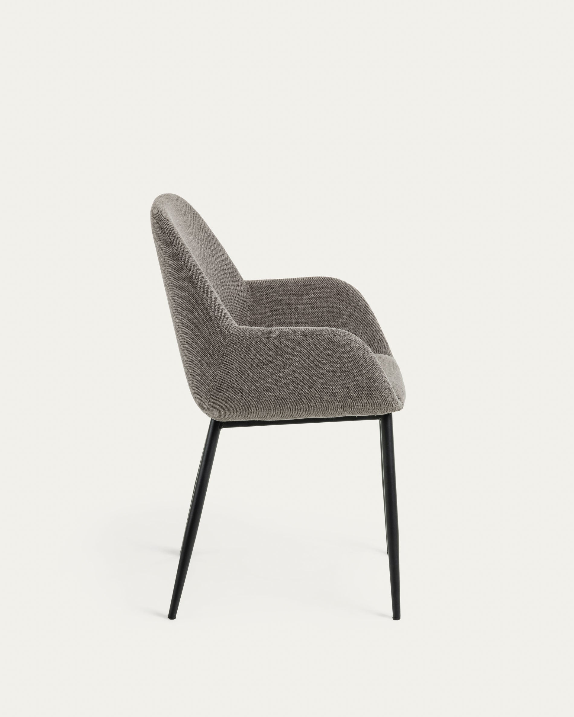 Konna Stuhl hellgrau FR in Grau präsentiert im Onlineshop von KAQTU Design AG. Stuhl ist von Kave Home