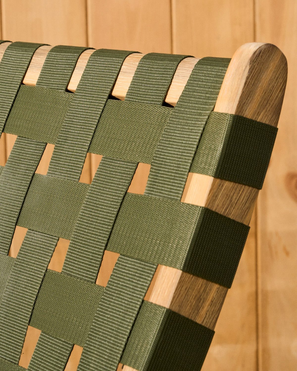 Chabeli Klappsessel massives Akazienholz und grünes Seil FSC 100 % in Grün präsentiert im Onlineshop von KAQTU Design AG. Outdoor-Sessel ist von Kave Home