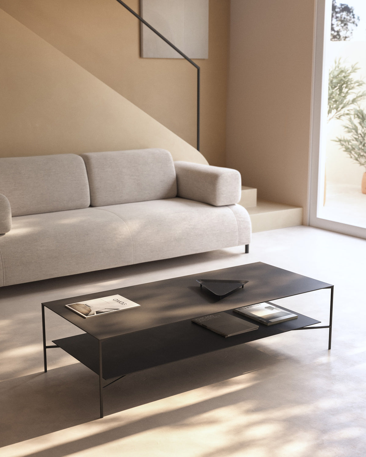 Azisi Couchtisch 140 x 60 cm in Schwarz präsentiert im Onlineshop von KAQTU Design AG. Couchtisch ist von Kave Home