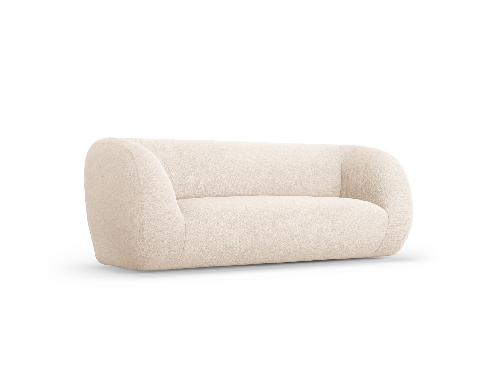 Stilvolles 2-Sitzer Sofa "Essen" aus hochwertigem Boucle-Material, perfekt für zeitgemäße Inneneinrichtungen von Cosmopolitan Design.