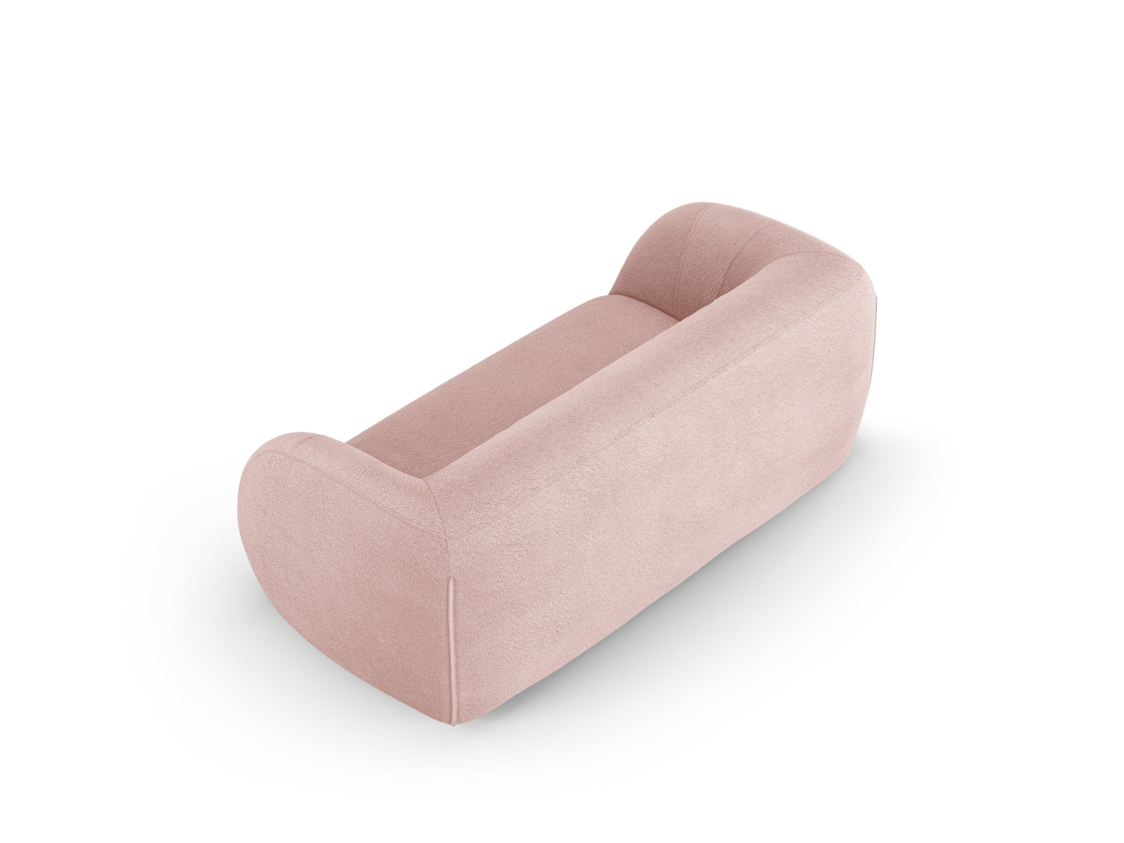 Elegantes 2-Sitzer Sofa "Essen" in sanftem Powder Pink, ideal für stilvolle Wohnräume und entspannte Stunden von Cosmopolitan Design.