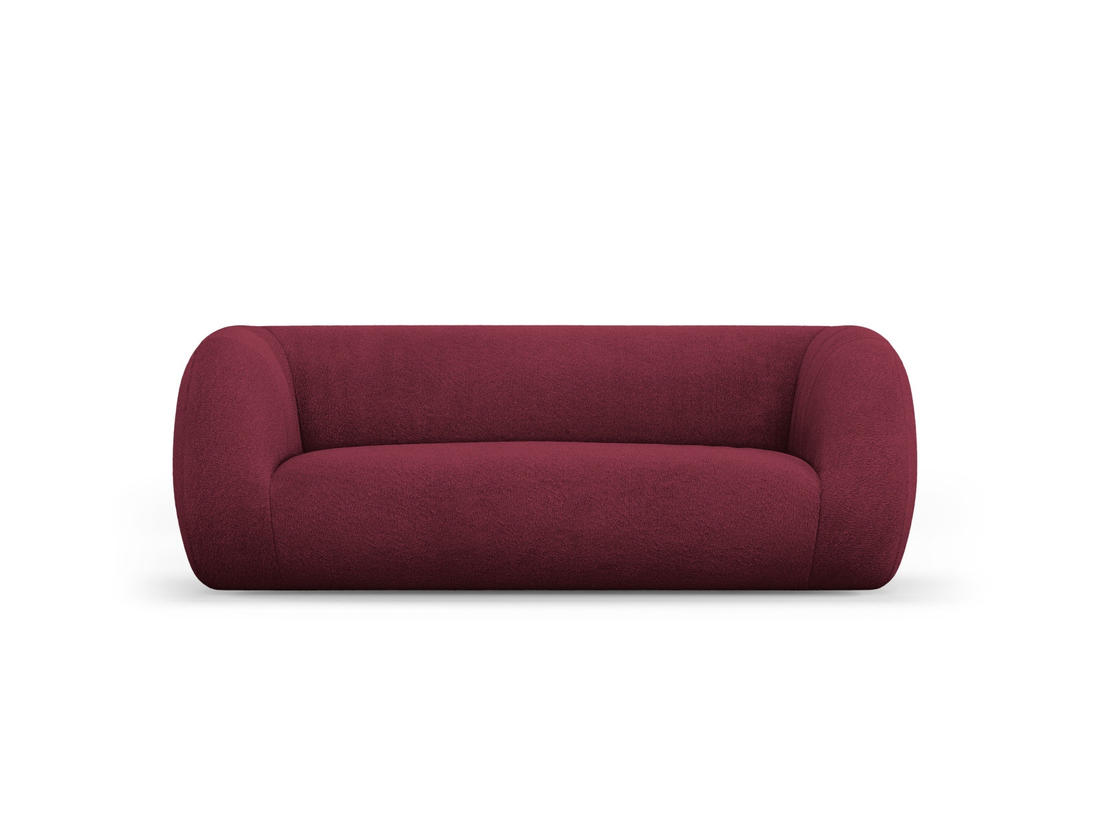 Essen Boucle Sofa 2 Sitzer in Bordeaux-Baloo präsentiert im Onlineshop von KAQTU Design AG. 2er Sofa ist von Cosmopolitan Design