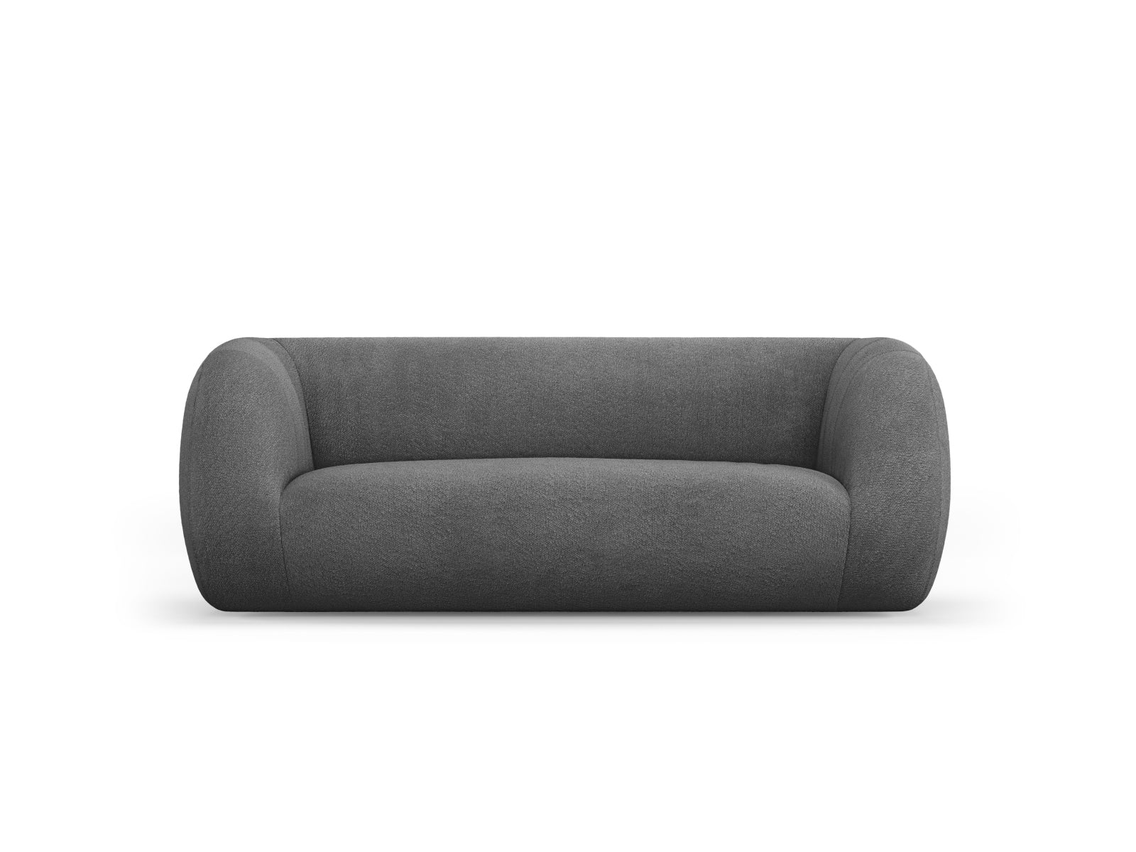 Essen Boucle Sofa 2 Sitzer in Dark Grey-Baloo präsentiert im Onlineshop von KAQTU Design AG. 2er Sofa ist von Cosmopolitan Design