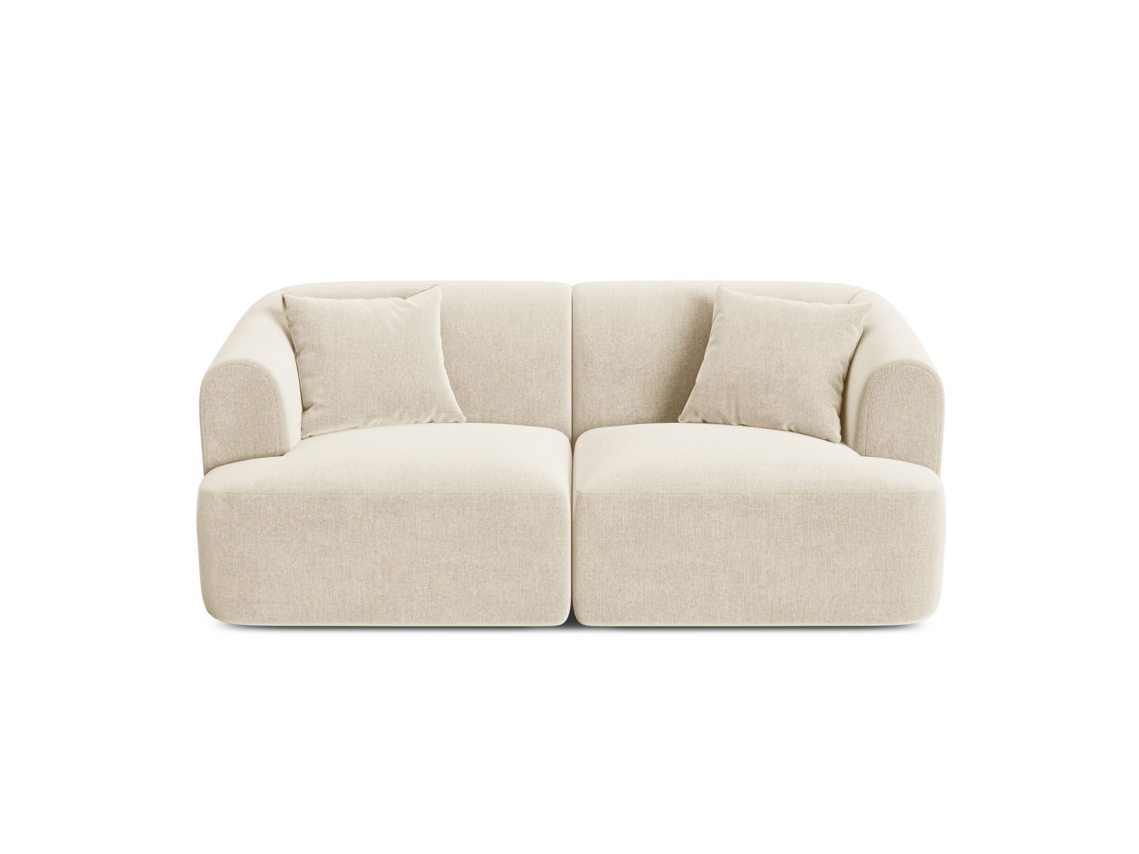 2-Sitzer Modular Sofa Campi in Light Beige-Vogue präsentiert im Onlineshop von KAQTU Design AG. 2er Sofa ist von Cosmopolitan Design