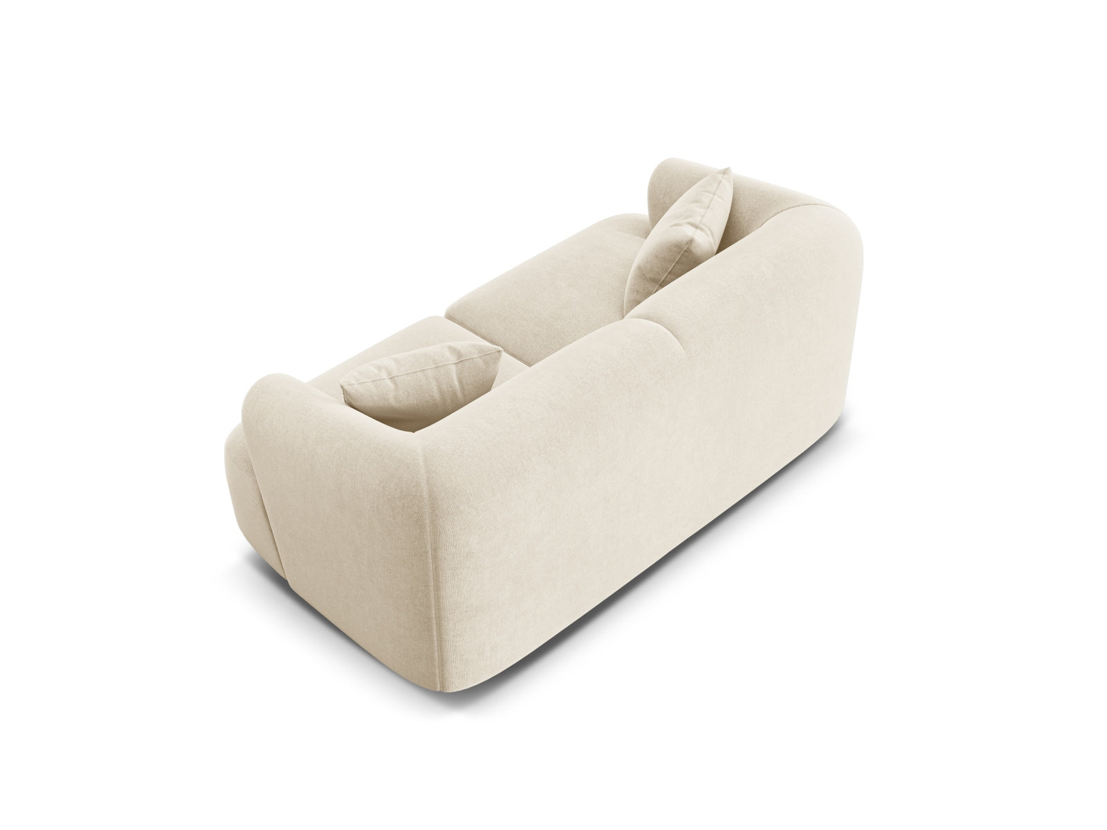 Stylisches 2-Sitzer Sofa Campi in neutralem Beige, perfekt für zeitgemäße Interiors und entspannte Atmosphäre.