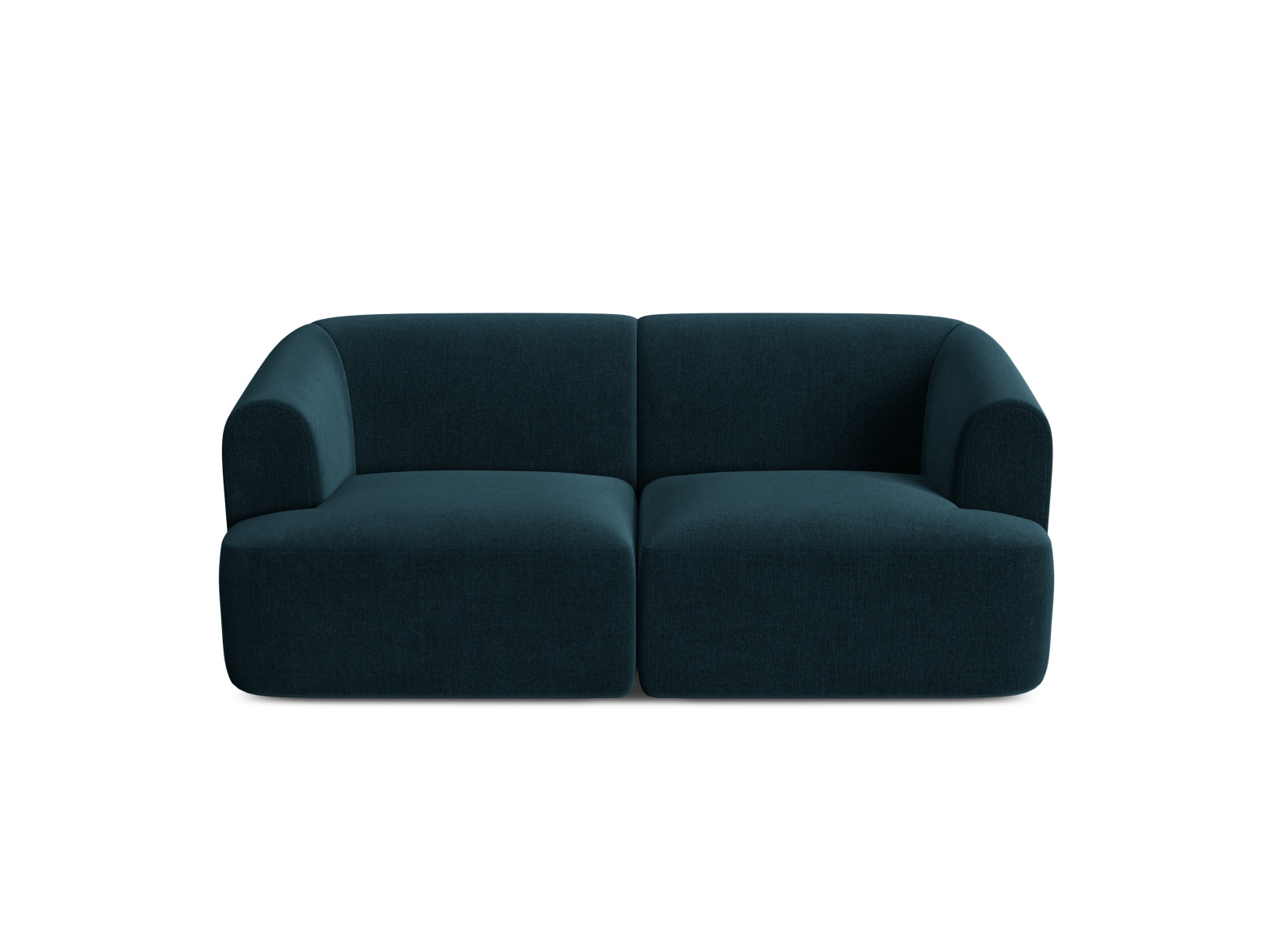 Elegantes 2-Sitzer Sofa Campi in modernem Petrol, ideal für stilvolle Wohnräume und entspannte Stunden. Ein Blickfang für jedes Zuhause.