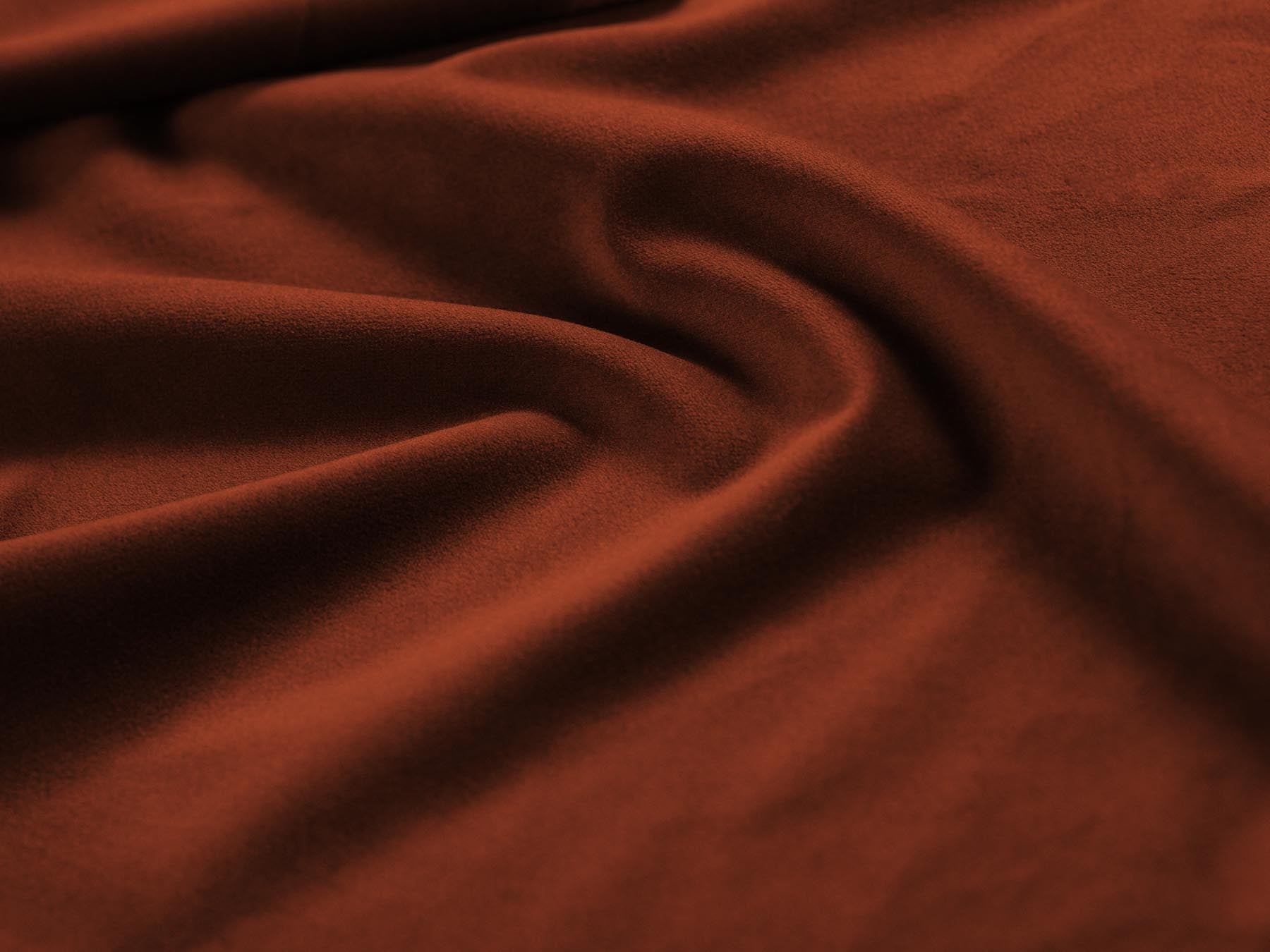 Stilvolles 2-Sitzer Sofa Hawaii in edlem Auburn-Magic Velvet, perfekt für moderne Wohnkonzepte und entspannte Stunden zu zweit.