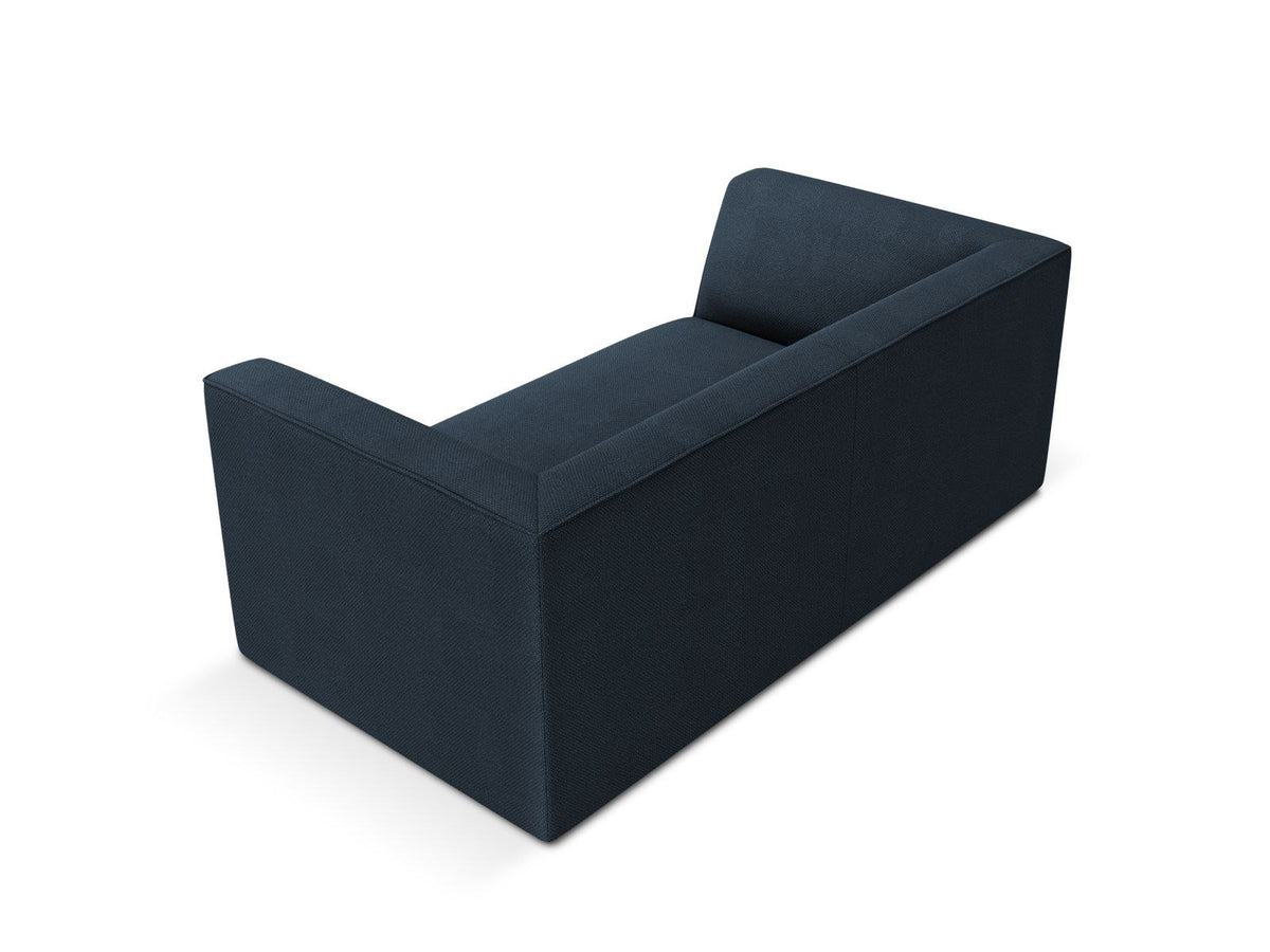 2-Sitzer Sofa Siena in Light Beige-Scala mit strukturiertem Cordstoff, Massivholzrahmen und schwarzen Kunststoffbeinen, urbanes Design.
