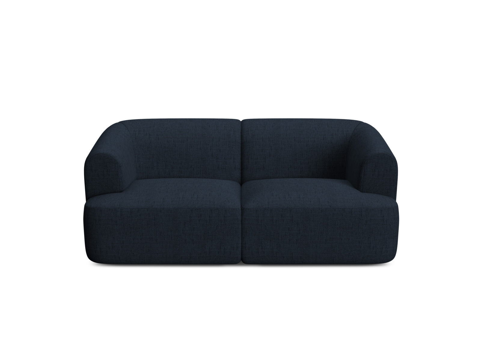Elegantes 2-Sitzer Sofa Campi in Royalblau, ideal für moderne Wohnräume und stilvolle Akzente im Wohnzimmer.