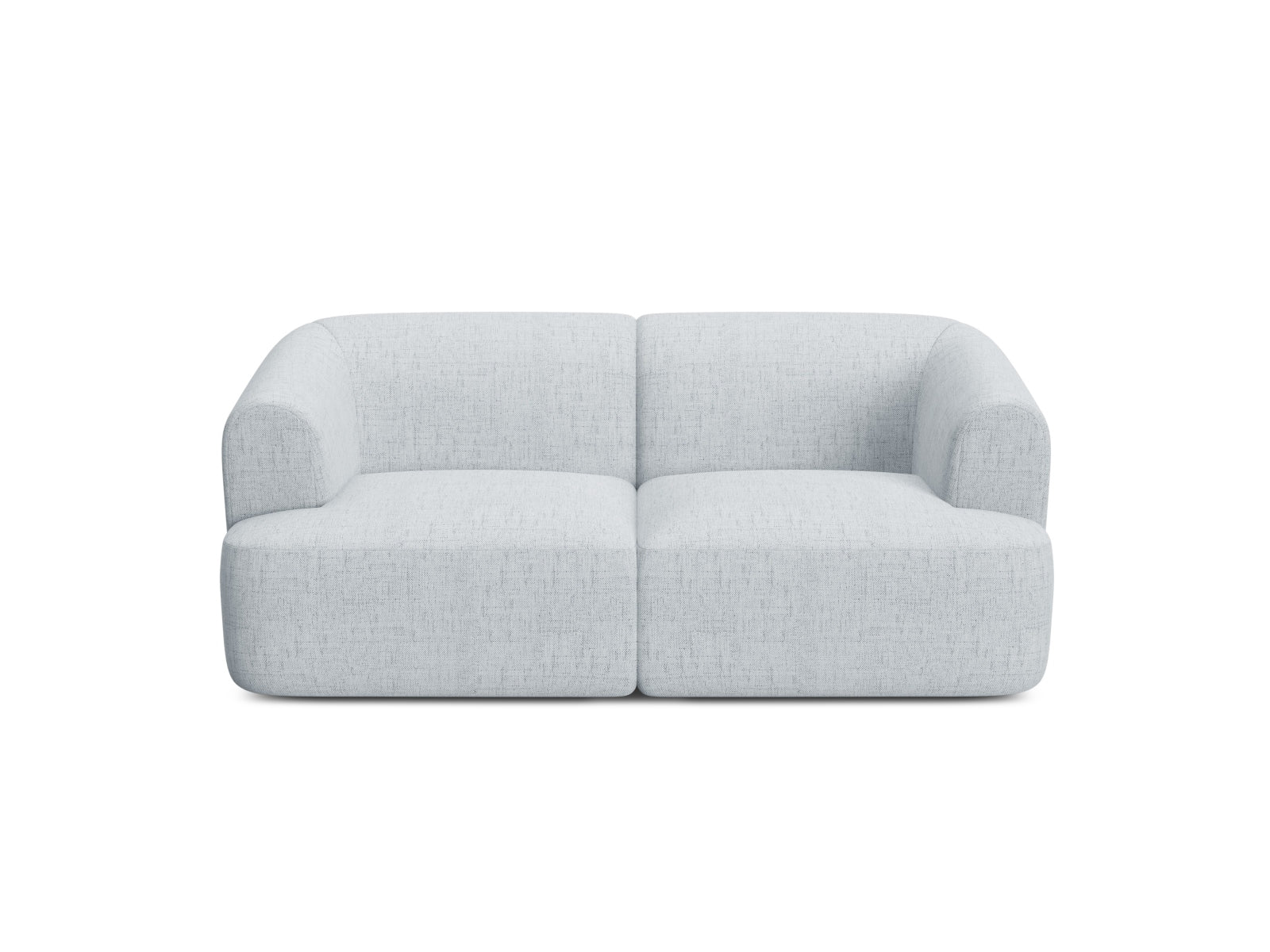 Elegantes 2-Sitzer Sofa Campi in dezentem Grau, ideal für moderne Wohnräume und entspannte Stunden, erhältlich bei KAQTU.