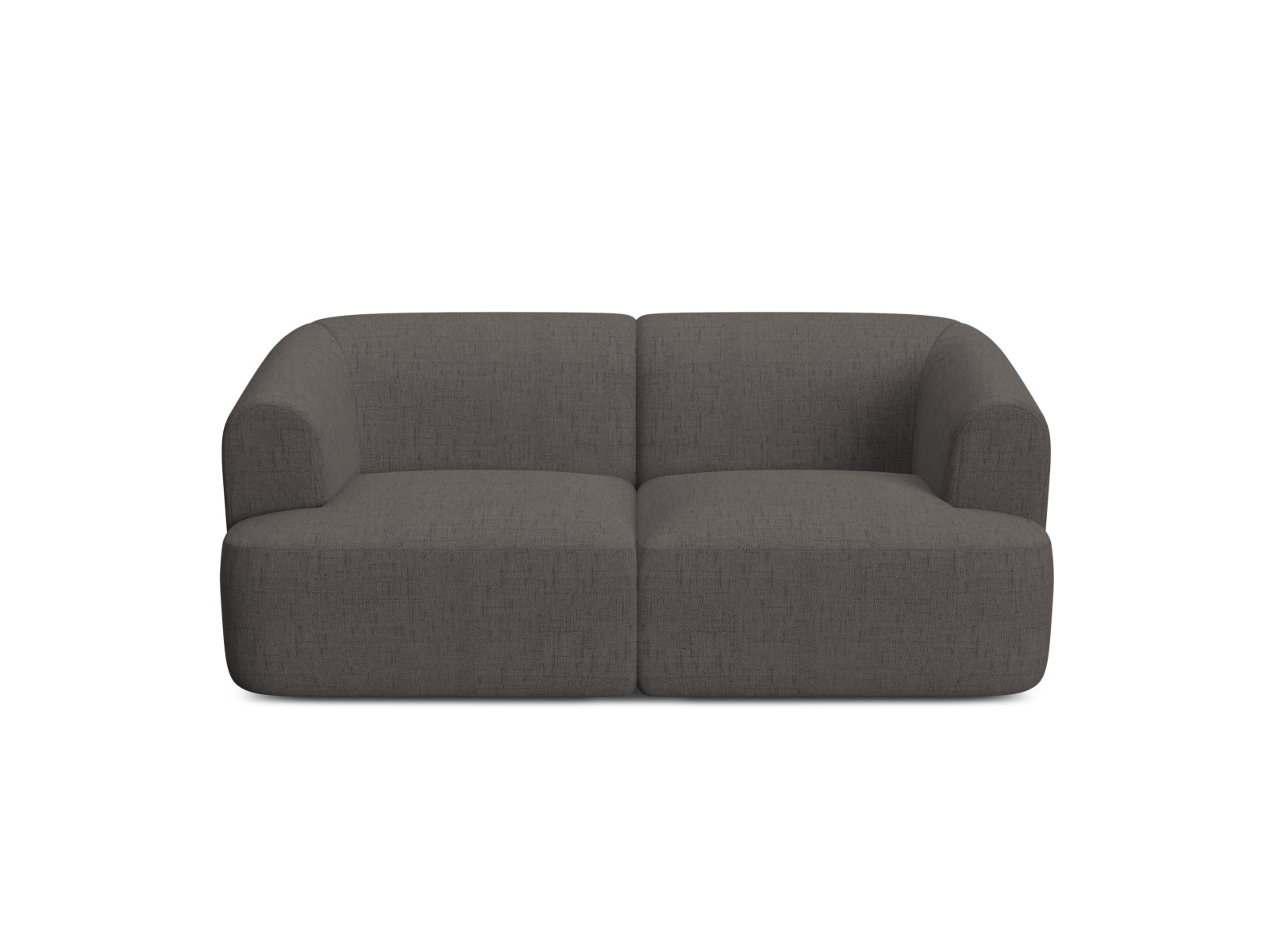 Elegantes 2-Sitzer Sofa Campi in neutralem Grau, ideal für moderne Wohnräume und entspannte Stunden, erhältlich bei KAQTU.