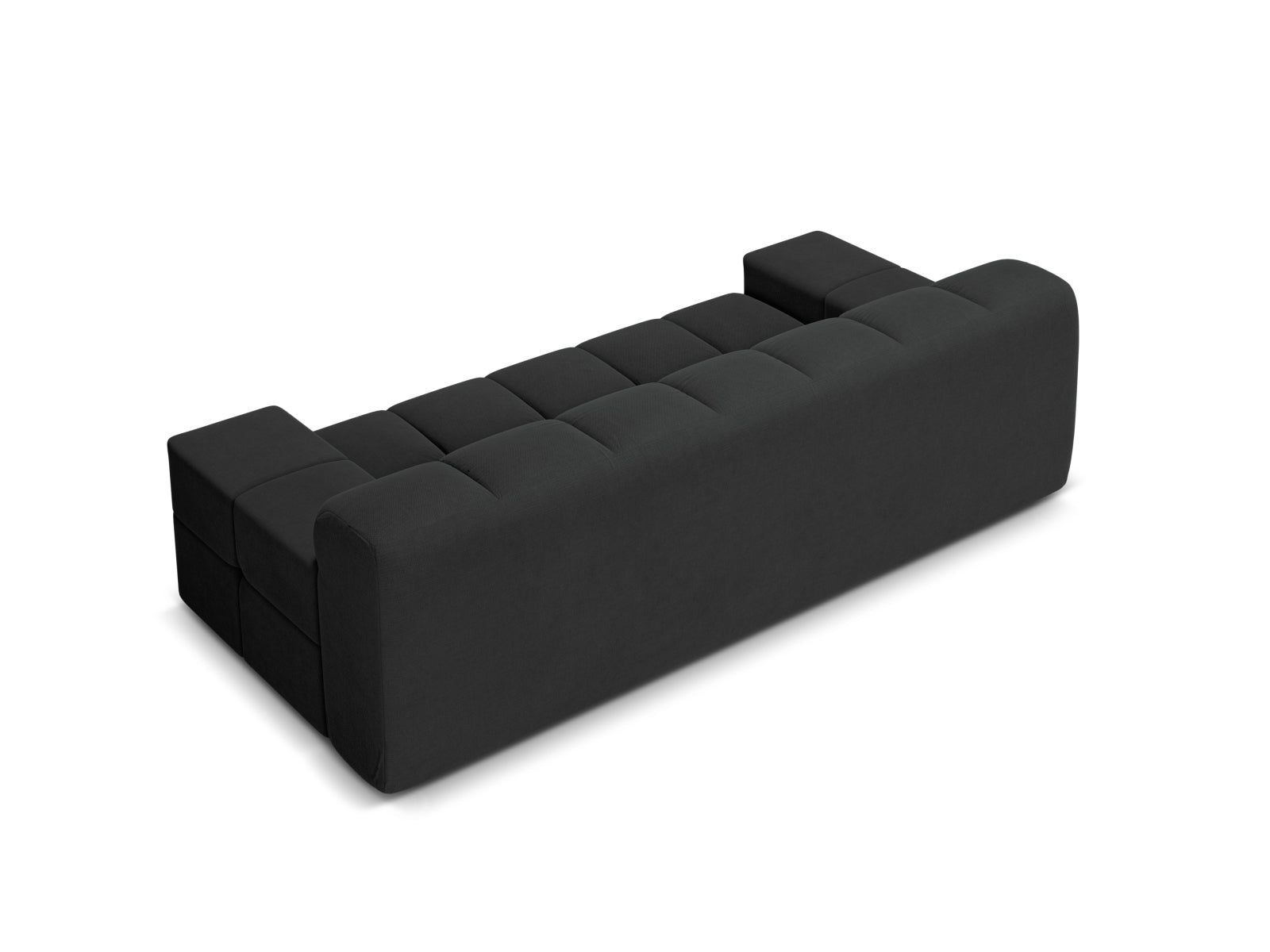 Modernes 2-Sitzer Sofa Hawaii in stilvollem Anthrazit, ideal für komfortable Wohnräume und entspannte Stunden mit Freunden.