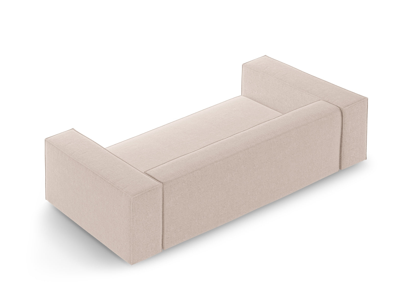 Elegantes 2-Sitzer Sofa Arendal in Beige von Cosmopolitan Design, ideal für ein modernes und gemütliches Wohnambiente.