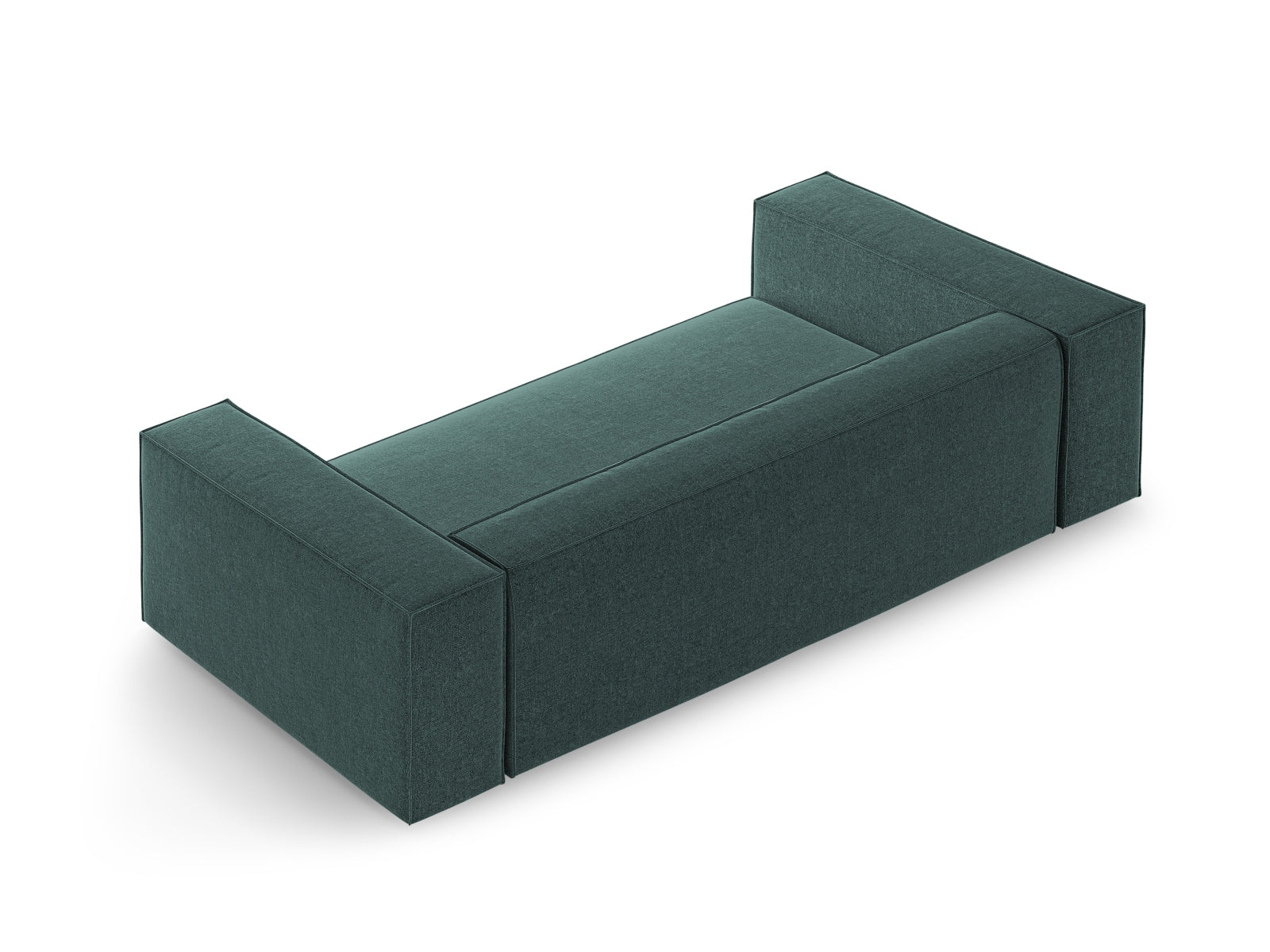 Modernes 2-Sitzer Sofa Arendal in Petrol-Haga, perfekt für stilvolle Wohnräume, bietet Komfort und Eleganz für Ihr Zuhause.