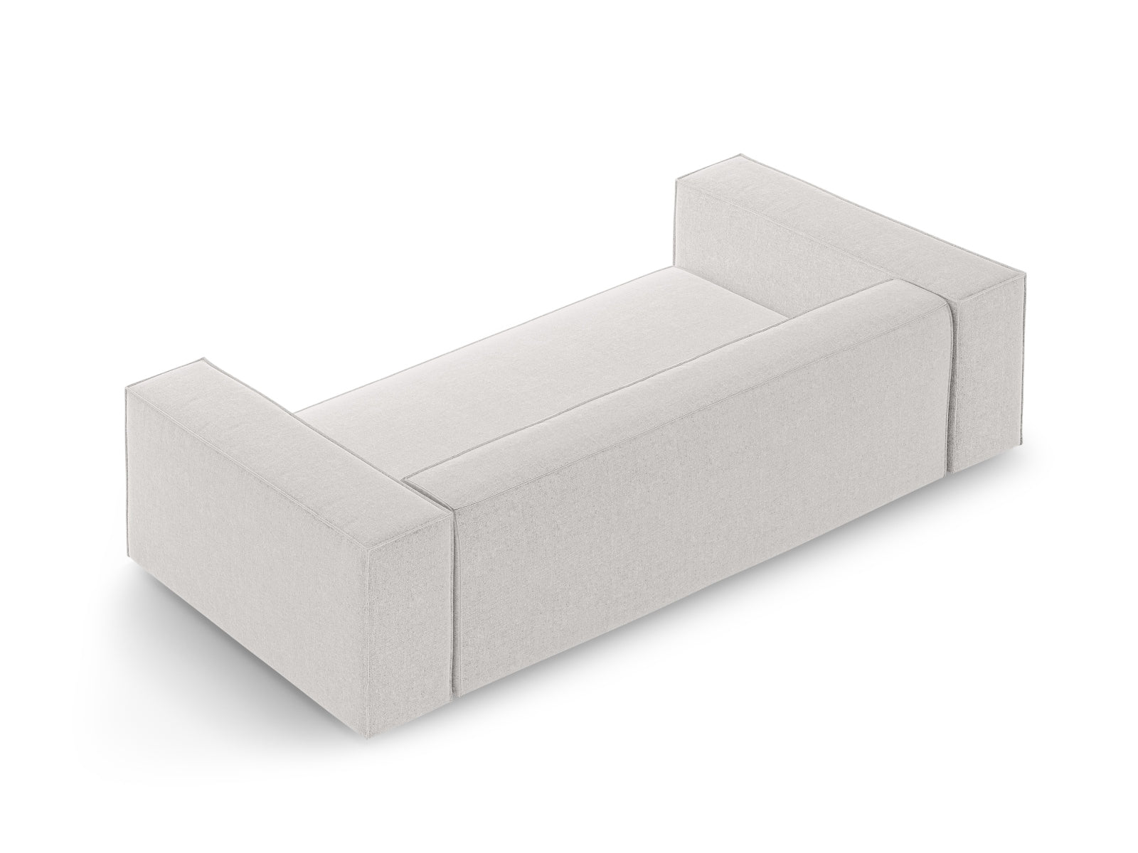 Modernes 2-Sitzer Sofa Arendal in sanftem Grau, perfekt für stilvolle Wohnräume, bietet Komfort und Eleganz für Ihr Zuhause.