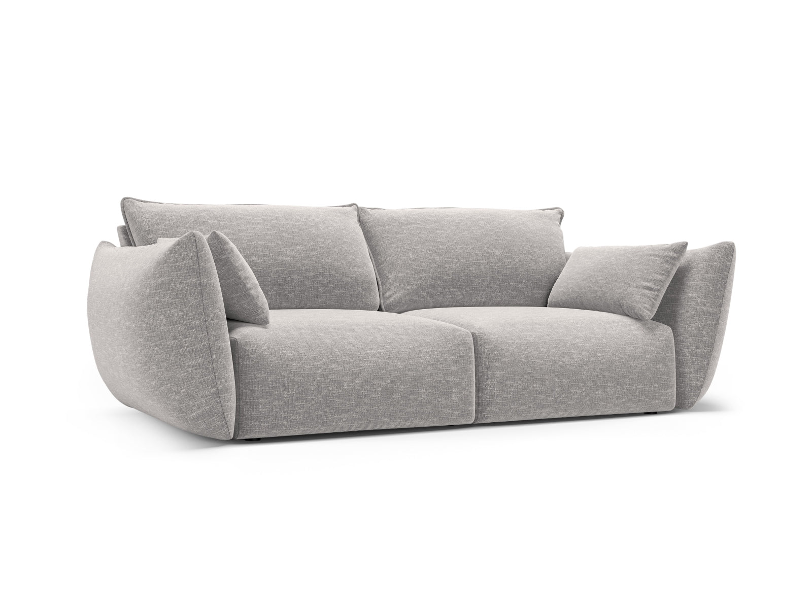 Elegantes 2-Sitzer Sofa Matera in hellem Grau, ideal für moderne Wohnräume, erhältlich bei KAQTU Design AG.
