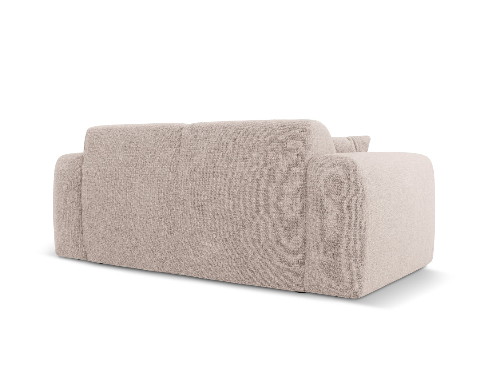 Modernes 2-Sitzer Sofa Nolio in sanftem Beige, ideal für gemütliche Wohnzimmer und stilvolle Einrichtungskonzepte.