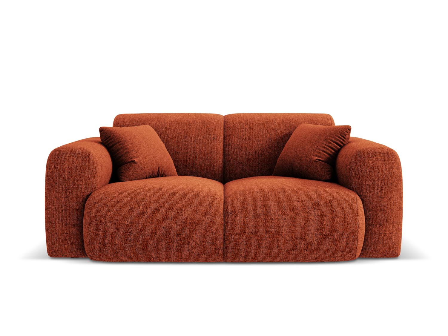 Nolio Sofa 2 Sitzer 95cm in Terracotta-Haga präsentiert im Onlineshop von KAQTU Design AG. 2er Sofa ist von Cosmopolitan Design