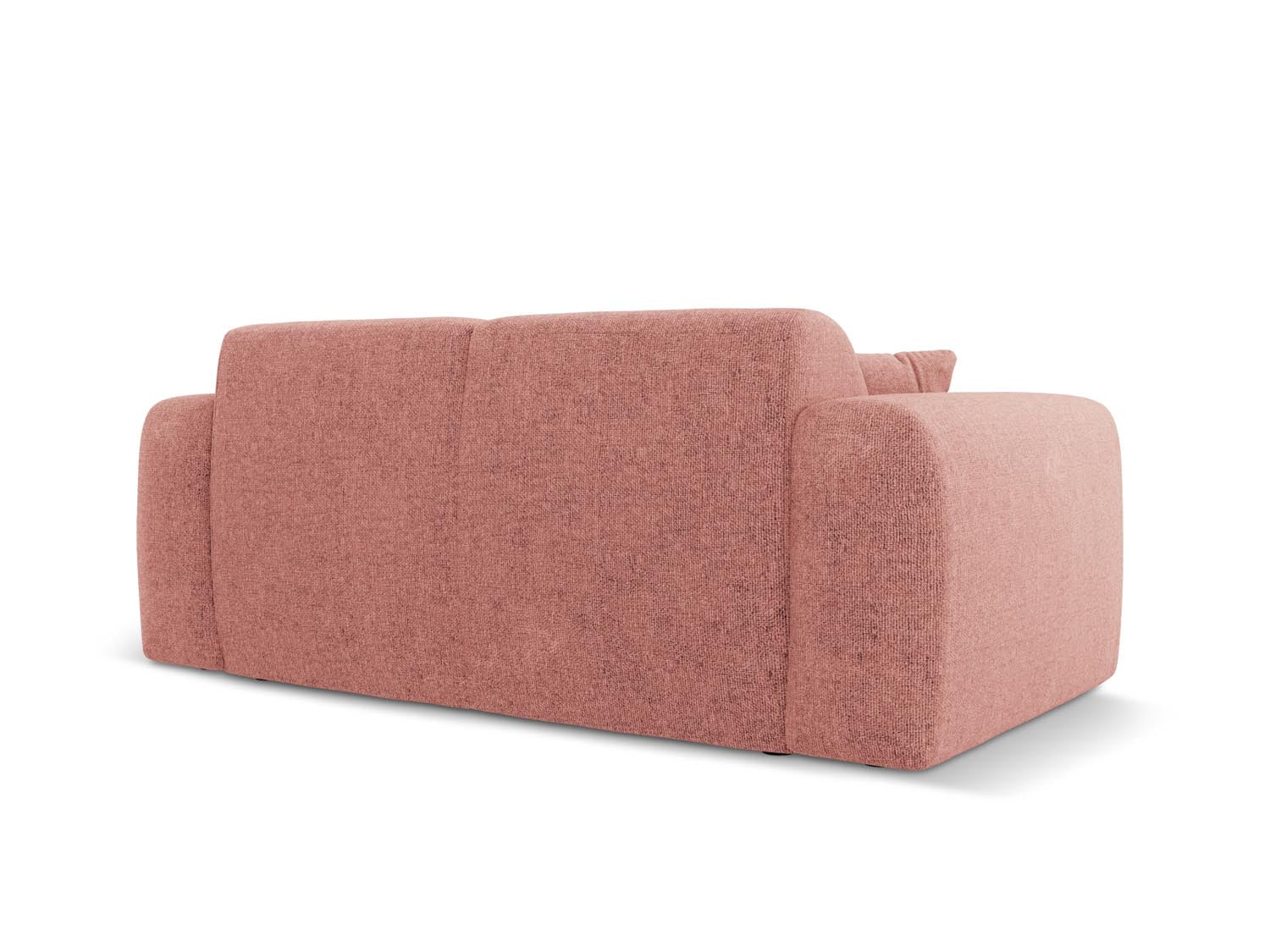Elegantes 2-Sitzer Sofa Nolio in sanftem Rosaton, ideal für stilvolle Wohnräume, entworfen von Cosmopolitan Design.