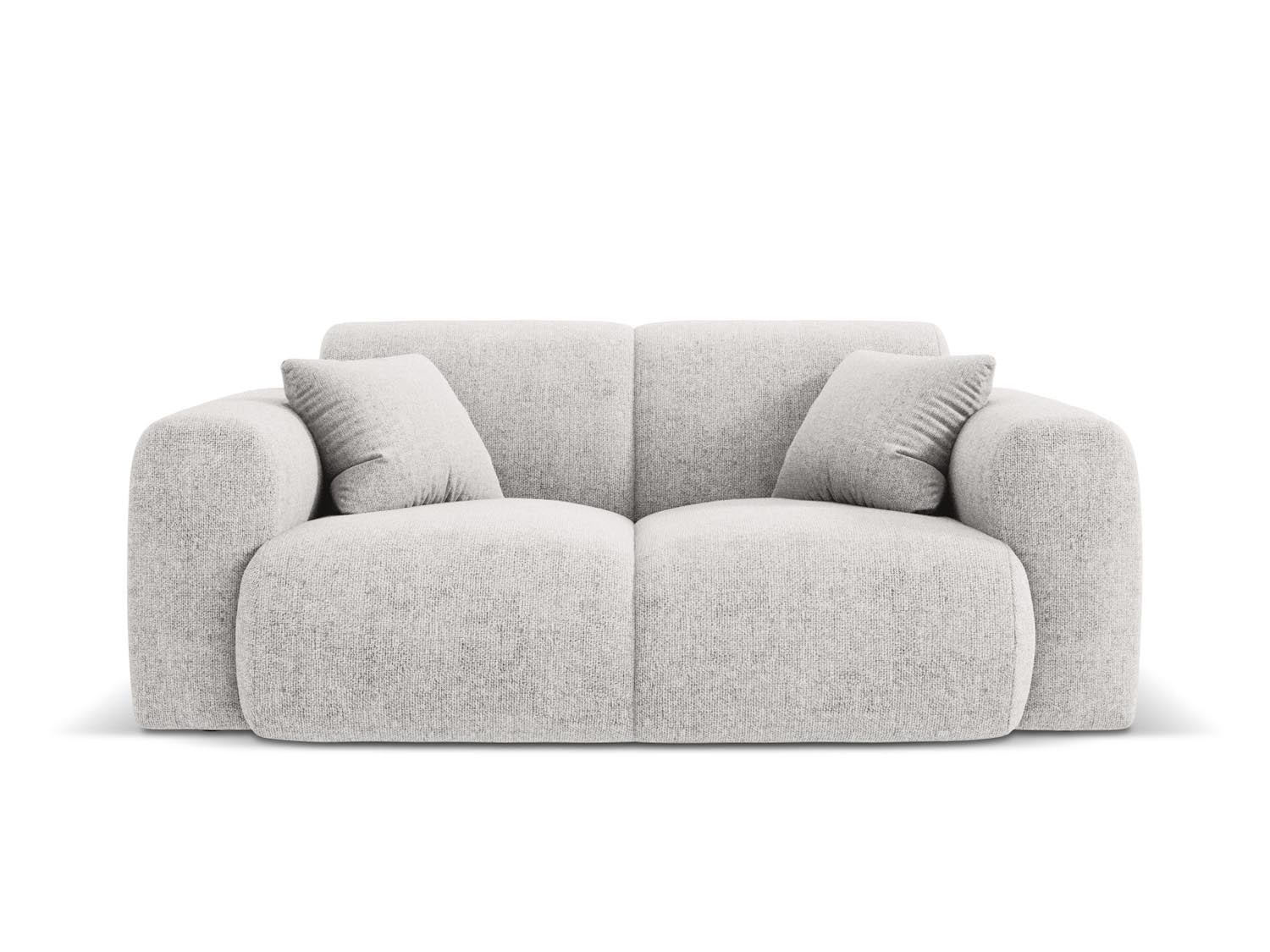 Nolio Sofa 2 Sitzer 95cm in Light Grey-Haga präsentiert im Onlineshop von KAQTU Design AG. 2er Sofa ist von Cosmopolitan Design
